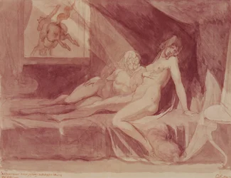 Der Albtraum verlässt zwei schlafende Frauen, 1810